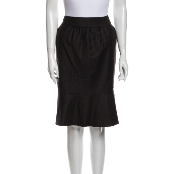 Chanel Vintage Knee-Length Skirt / Size FR44,US12 - Picture 1 of 6